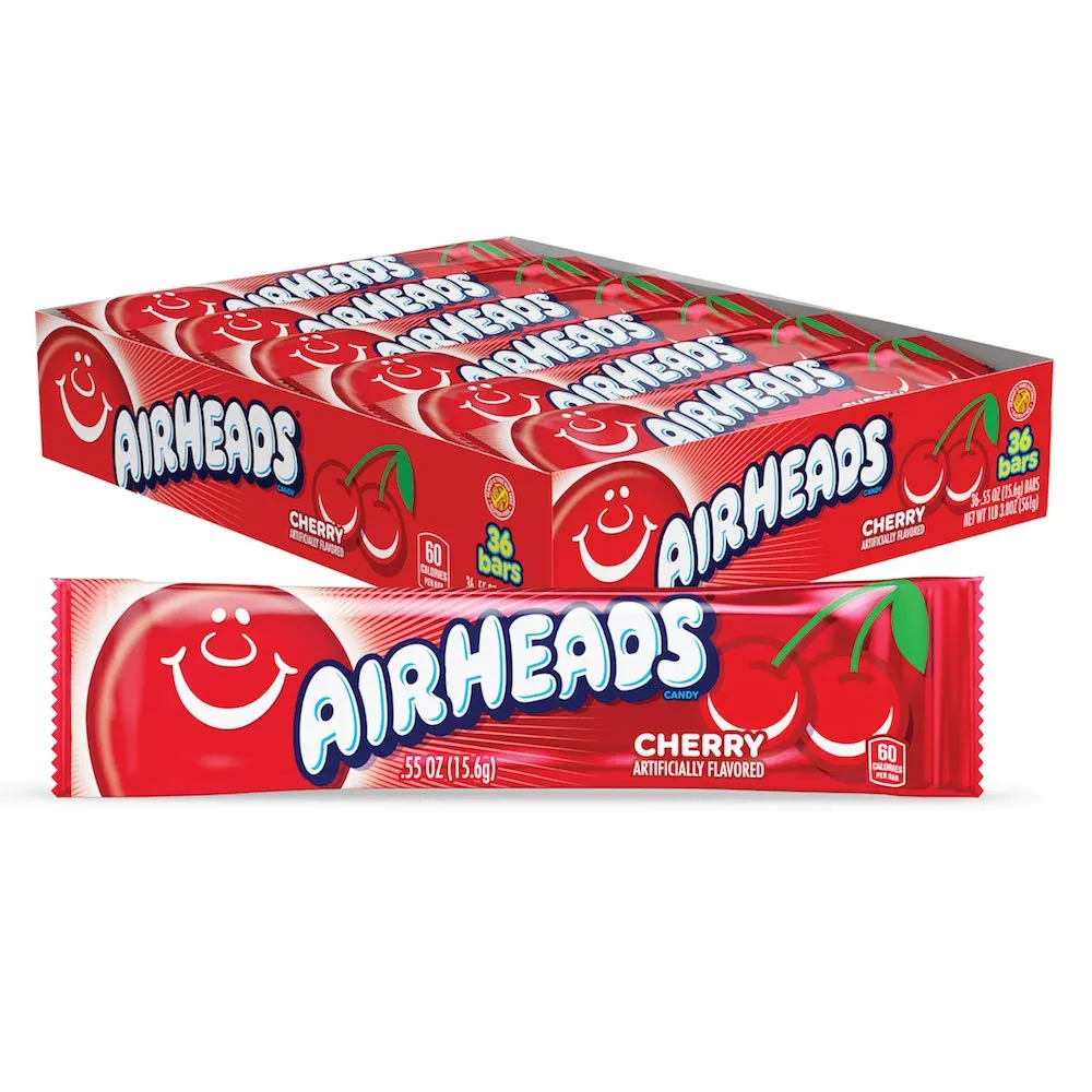 [006157] AIRHEADS CHERRY 15.6GR/36